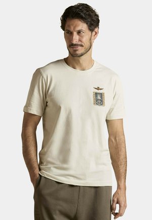 VINTAGE - T-shirt con stampa - bianco ghiaccio