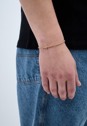 MERGER CROSS CHAIN UNISEX - Karkötő - gold-coloured