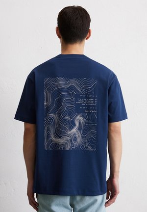 Print T-shirt - iris ink