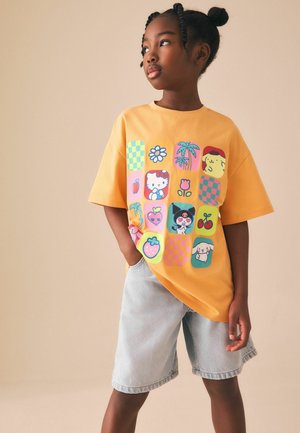 Next, REGULAR FIT - HELLO KITTY OVERSIZED GRAPHIC PRINT T-SHIRT  . - T-Shirt print - orange
