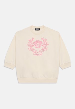 MEDUSA CREST EMBROIDERY - Bluză de molton - ivory/multi coloured