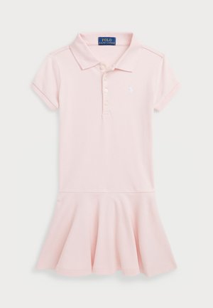 Polo Ralph Lauren STRETCH MESH POLO DRESS - Robe de jour - hint of pink/white