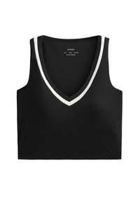 V-NECK COMFORTLUX - Blůza - black