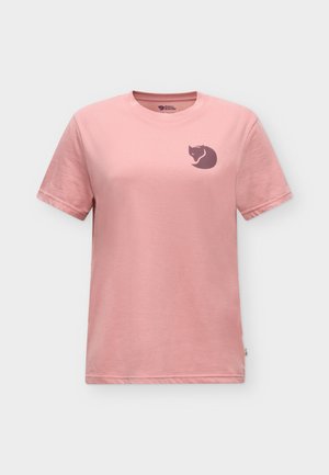 Fjällräven, FOX BOXY LOGO TEE - Спортна тениска - dusty rose