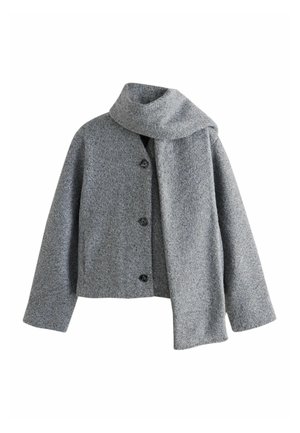 Next, COATIGAN SCARF JACKET - Overgangsjakke - grey