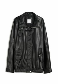 OVERSIZE  - Jakna od umjetne kože - black