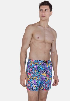 Ysabel Mora MEDIO LIGERO ESTAMPADO RETRO - Bañador corto - blue
