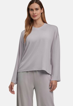 FALKE, LONG-SLEEVED CREW-NECK - Langarmshirt - fume