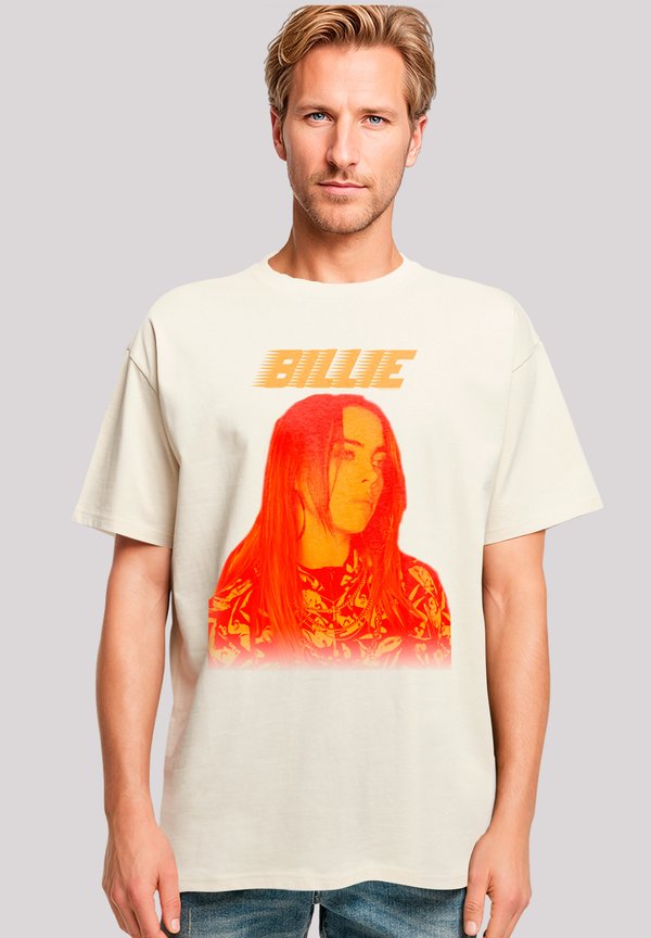 BILLIE EILISH PORTRAIT - T-Shirt print - sand