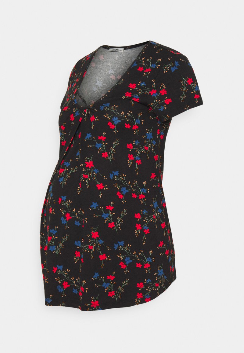 love2wait T-shirt print zwart