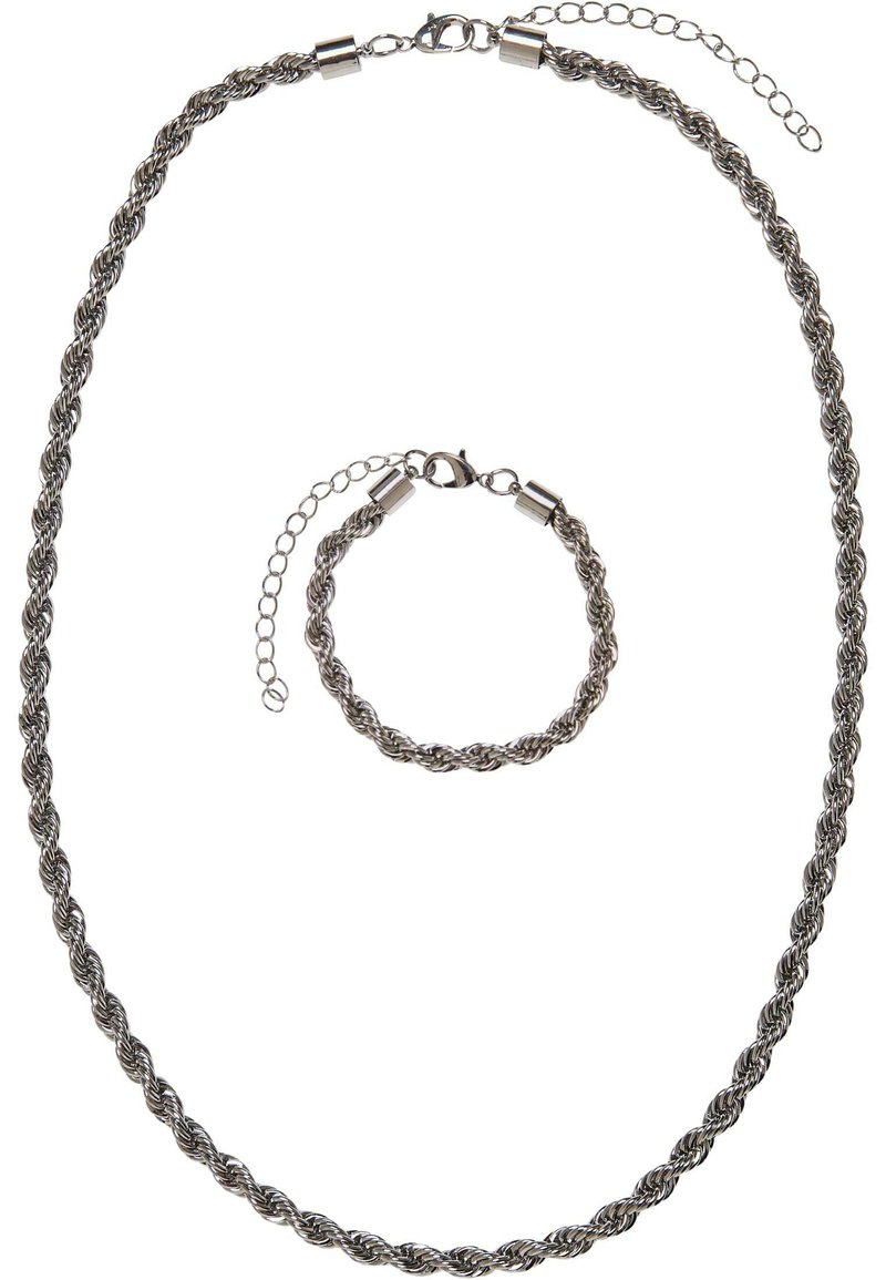 Urban Classics - CHARON SET - Kaklarota - silver-coloured, Palielināt