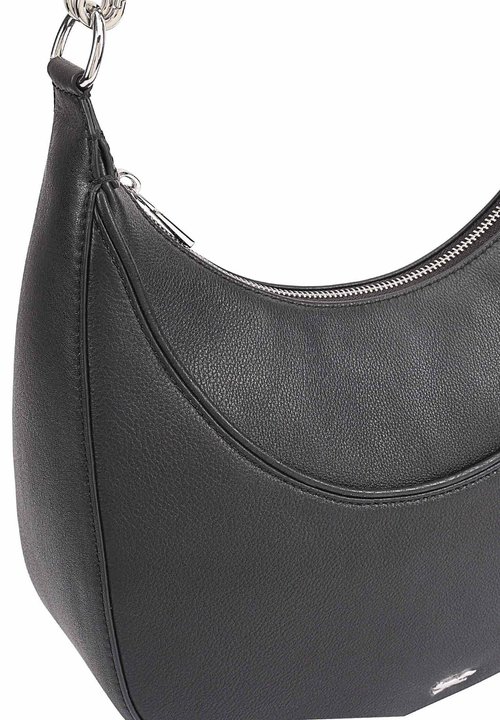 Sac à Bandoulière TOM TAILOR Denim Heidy - Noir, Petit Format - Fermeture éclair, Poche Intérieure - Style Minimaliste Pour Femme