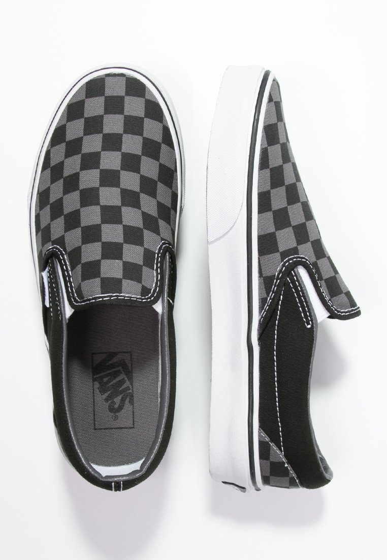 uitvegen Durf oase Vans CLASSIC SLIP-ON - Instappers - black/pewter/zwart - Zalando.nl