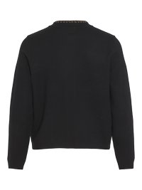 VILA VISIWI CARDIGAN - Gilet - black/gold glitter