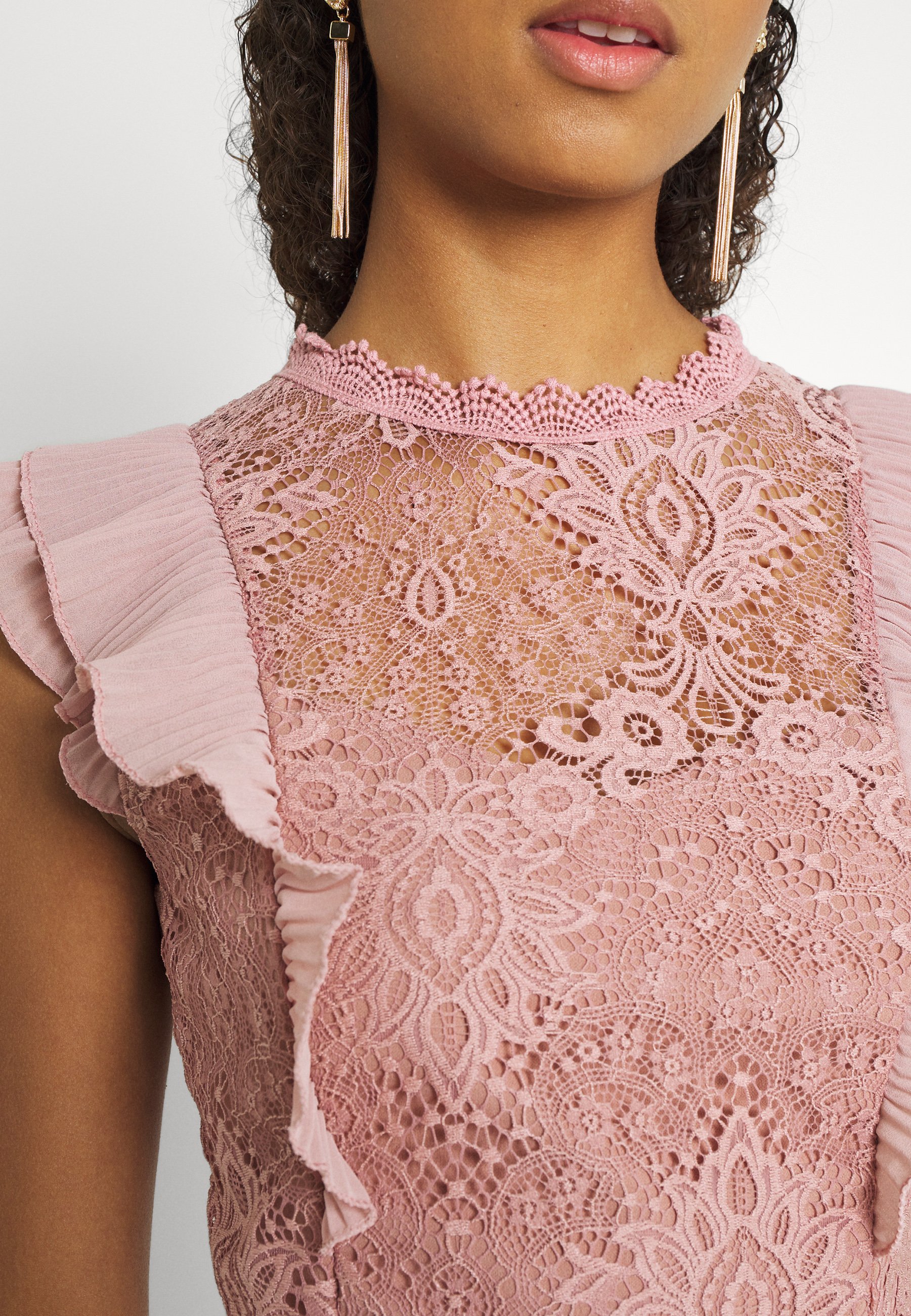 WAL G. HUMERA LACE SKATER DRESS 