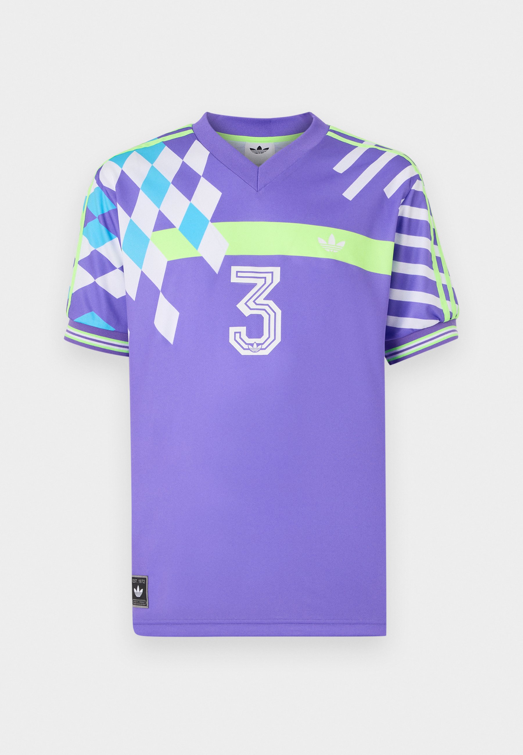 adidas Originals WAVE UNISEX - Print T-shirt - purple rush/purple