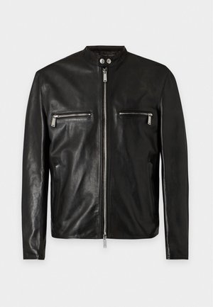 Dsquared2, BIKER JACKET - Veste en cuir - black