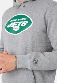 New Era NEW YORK JETS - Kapuzenpullover - grau
