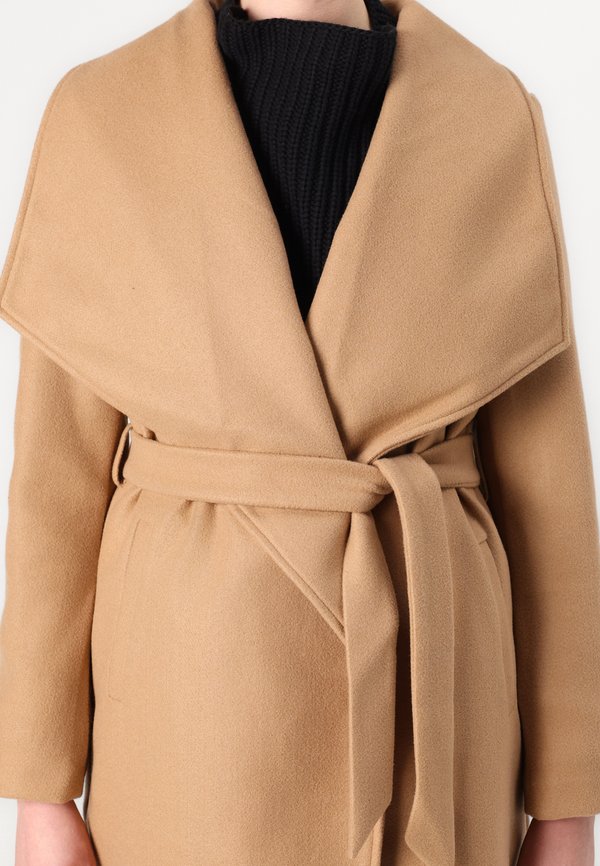 VICOOLEY COLLAR BELT COAT - Short coat - tigers eye2