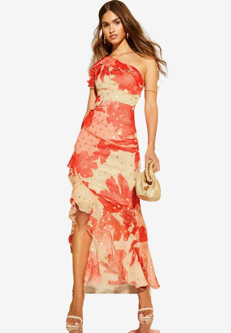 Lipsy ONE SHOULDER  - Maksikleit - red