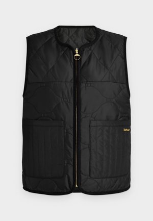 Barbour, NUNWELL REVERSIBLE QUILTED LINER - Bodywarmer - black/shadow classic