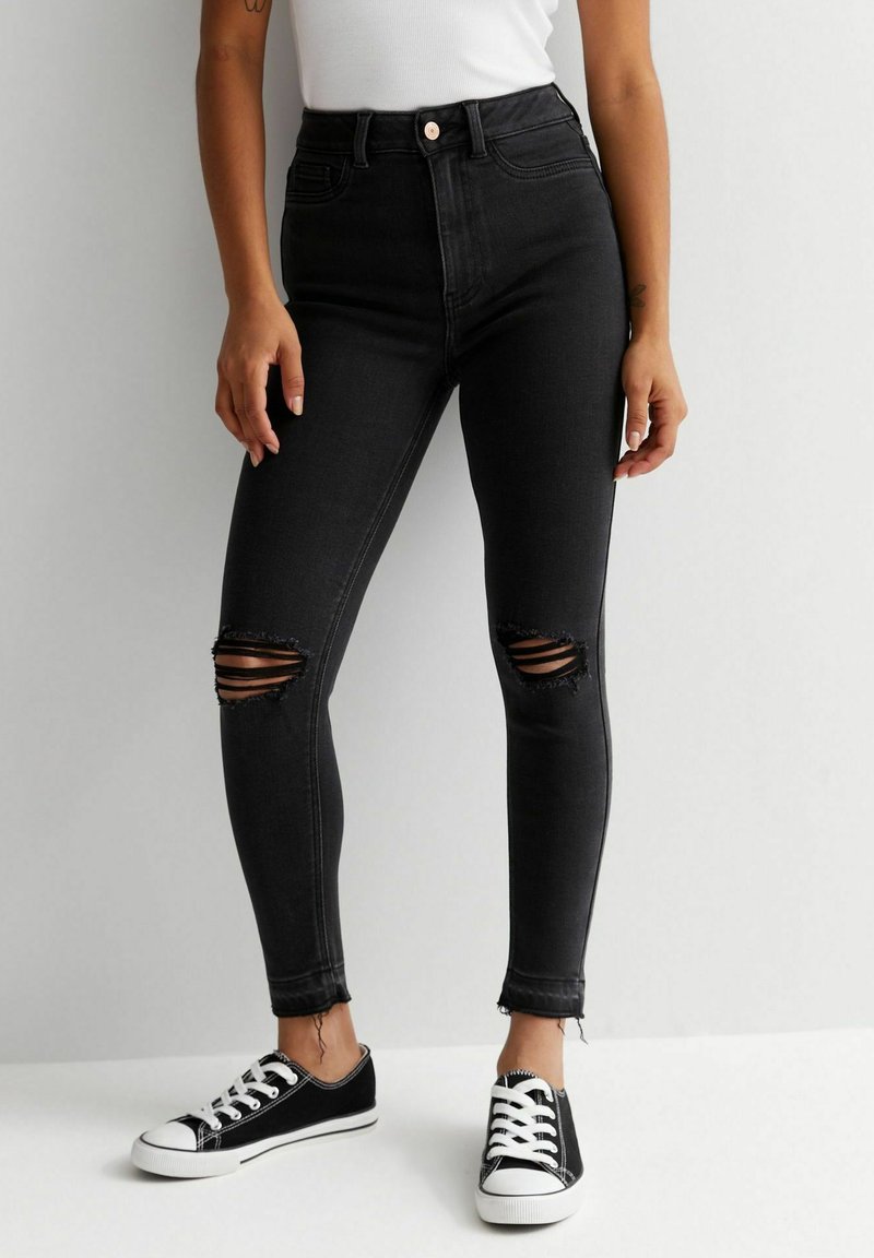 New Look Petite PETITE Jeans Skinny Fit black/zwart Zalando.nl
