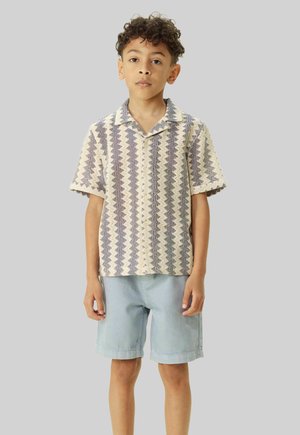 Short en jean - l blauw