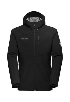 Mammut OUTDOOR SO HOODED - Softshelljacke - black