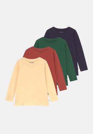 KIDS BASIC 4 PACK - Longsleeve - nachtblau/banana/tanne/ziegel