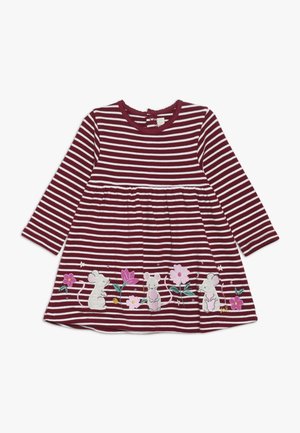 MOUSE APPLIQUE DRESS - Vestito di maglina - berry