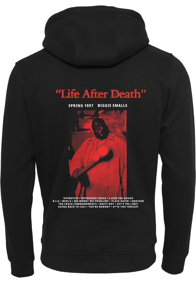 Mister Tee BIGGIE LIFE AFTER DEATH - Sweat à capuche - black/noir 