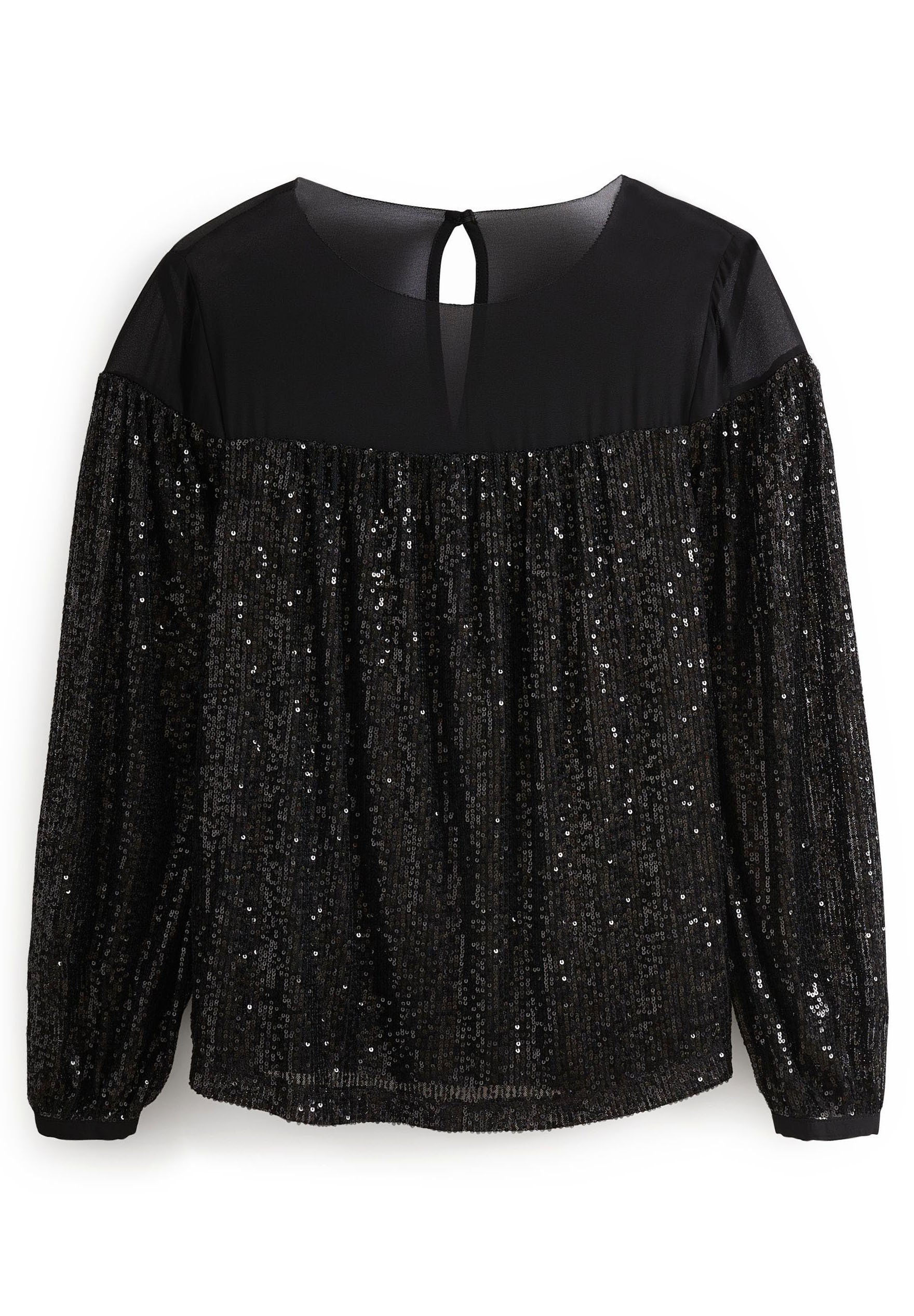 next black sequin top