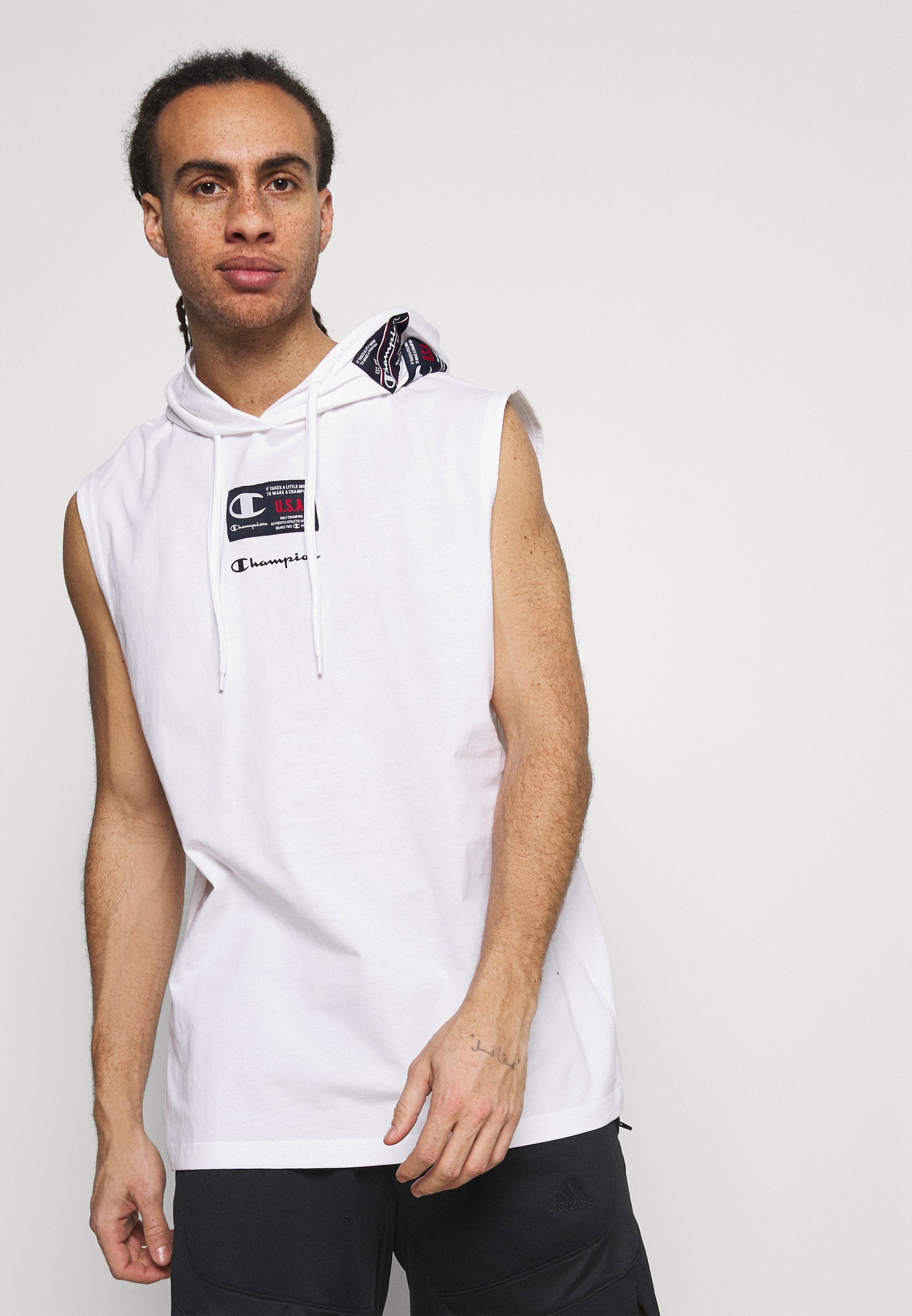 Champion HOODED SLEEVELESS - Top 