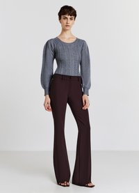 Calliope CON TRECCE - Maglione - grigio scuro melange