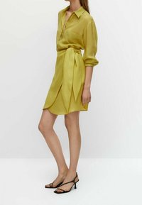 Massimo Dutti A-lijn rok - yellow