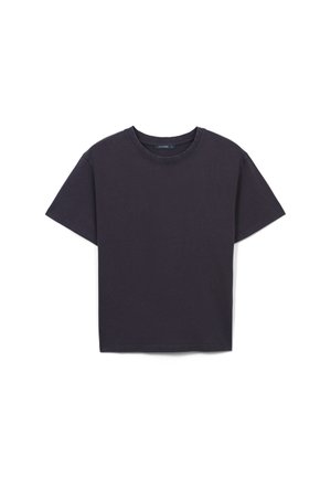 Calliope, EFFETTO SLAVATO - T-shirt basic - marrone scuro
