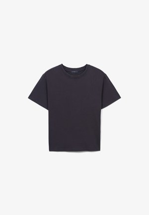 Calliope, EFFETTO SLAVATO - T-shirt basic - marrone scuro