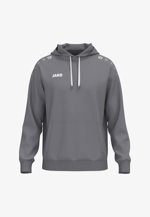 JAKO, JAKO ONE HOODY FUSSBALL - TEAMSPORT TEXTIL - SWEATSHIRTS - Kapuzenpullover - grau