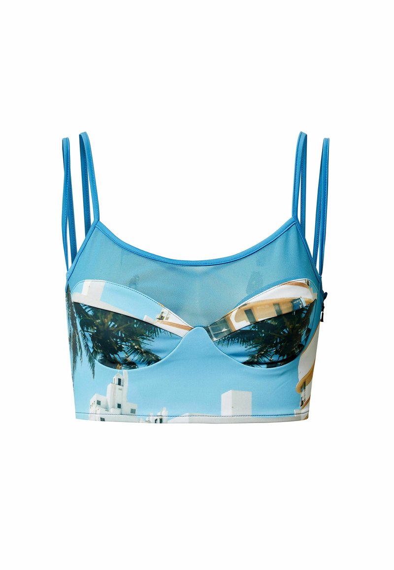 Desigual Bikinitop blauw