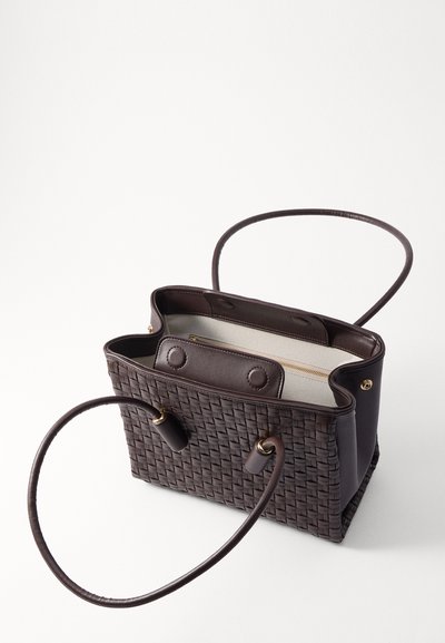 THEMOIRè LEILA MICRO WEAVED - Handtas - ebony