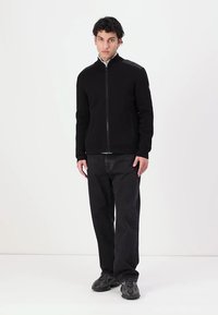 Belstaff VERGE ZIP  - Adīta jaka - black