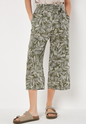 BATIK LEAF CULOTTE - Stoffhose - khaki