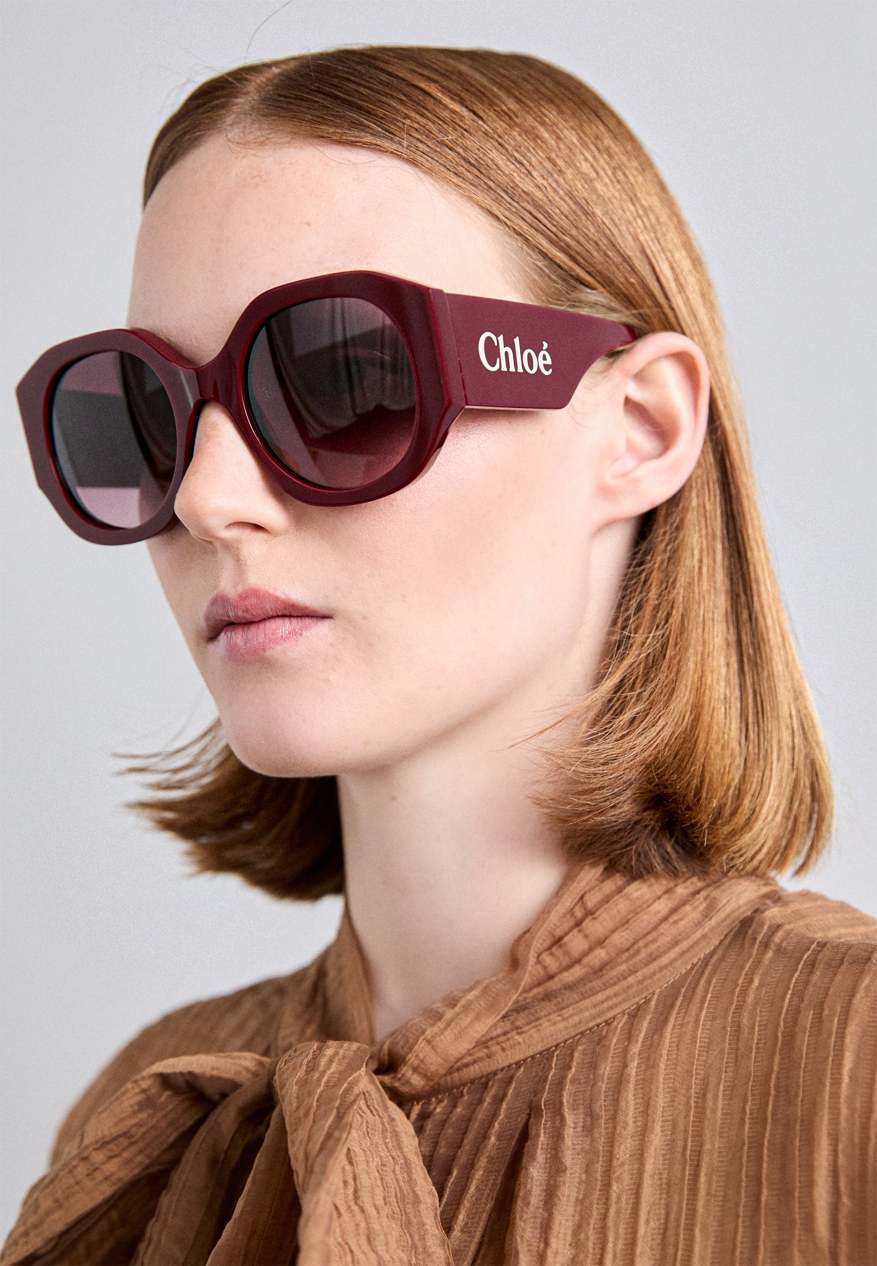 サングラス CHLOE Woman Sunglasses Burgundy Chloe CH0168S - 001 Burgundy | Sunglasses Woman