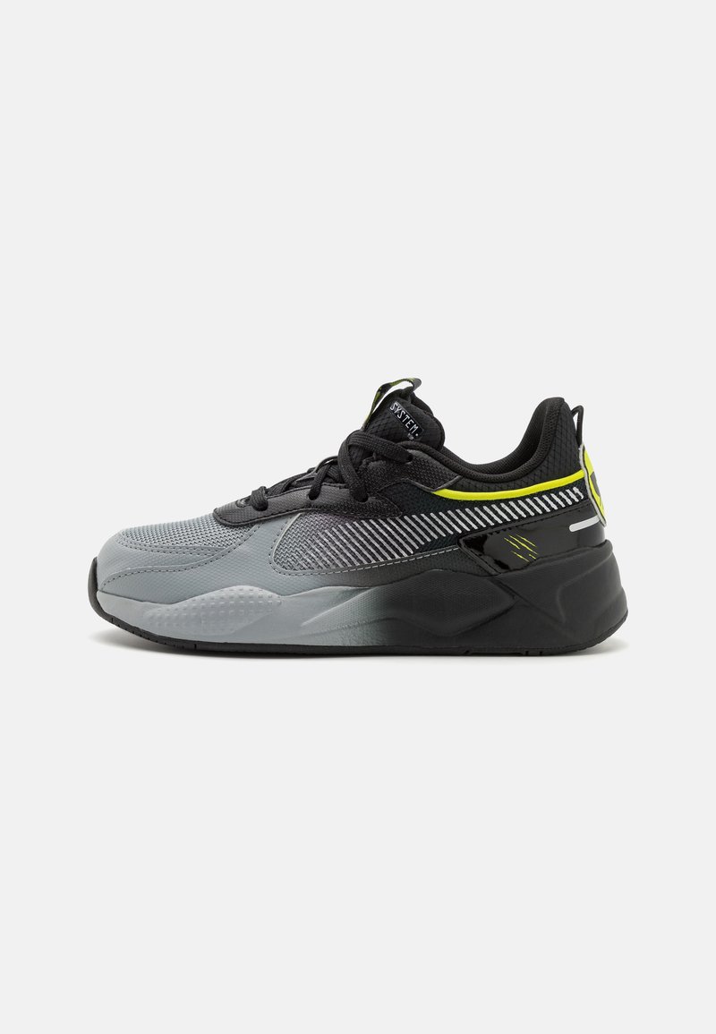 Puma RSX MIRACULOUS UNISEX Trainers black/feather gray/lime smash