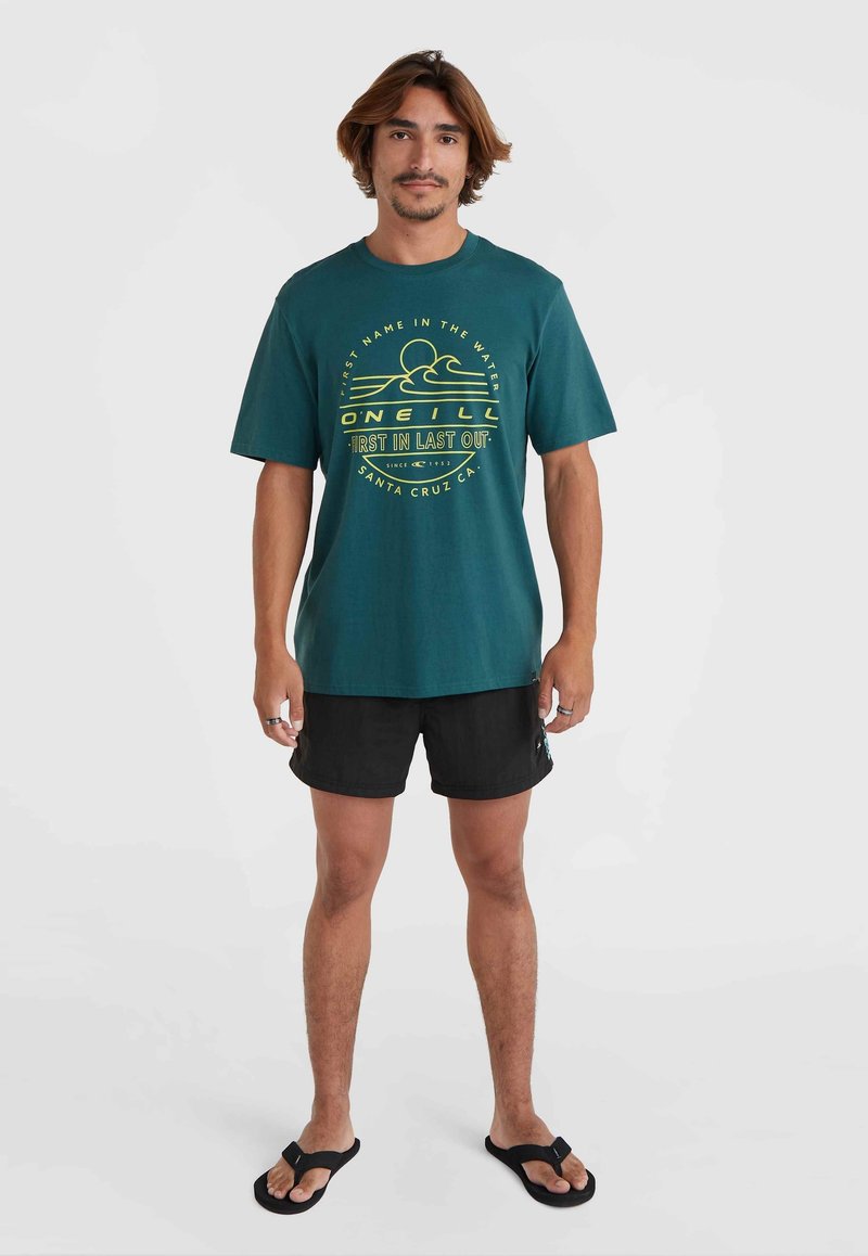 O’Neill T-shirt print groen