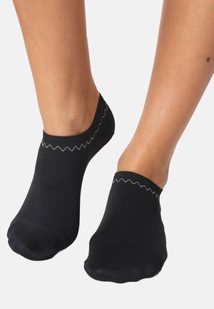 NUR DIE, SCHUHSÖCKCHEN 7 PACK - Chaussettes - schwarz weiß