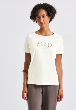 Street One Print T-shirt - weiß