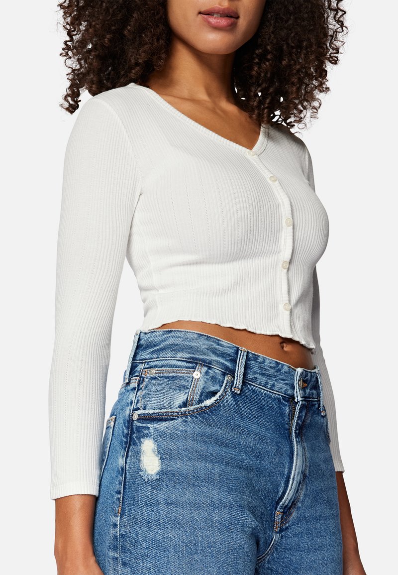 Damen Strickjacken | Mavi LANGARM BUTTON UP Strickjacke antique white/weiß - AF27731 Damen Strickjacken | Mavi LANGARM BUTTON UP Strickjacke antique white/weiß - AF27731
