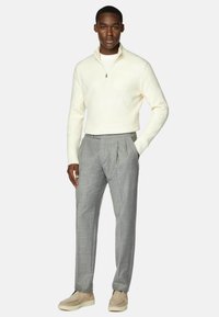 Boggi Milano Chino stiliaus kelnės - light grey