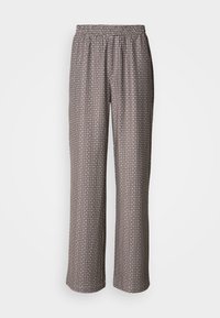 MAKOKO MONOGRAM PRINT TROUSERS - Nadrágok - brown